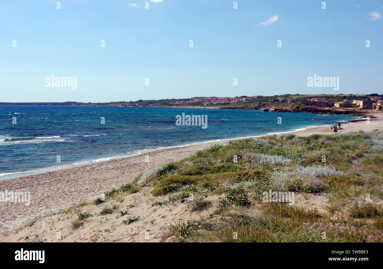 San Giovanni di Sinis beach, Sardinia, Italy Stock Photo