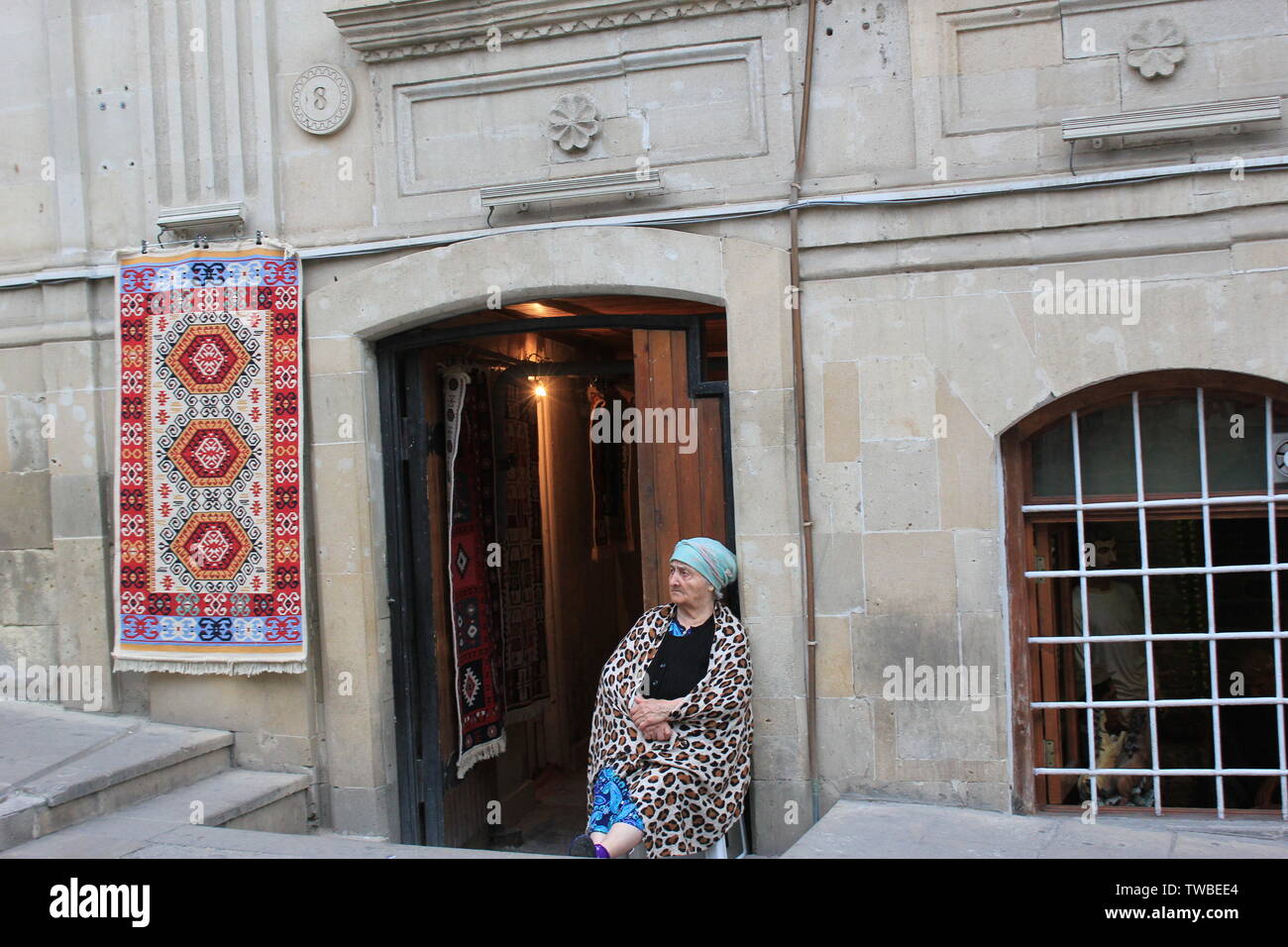 Old Baku in Baku - Icherisheher Stock Photo