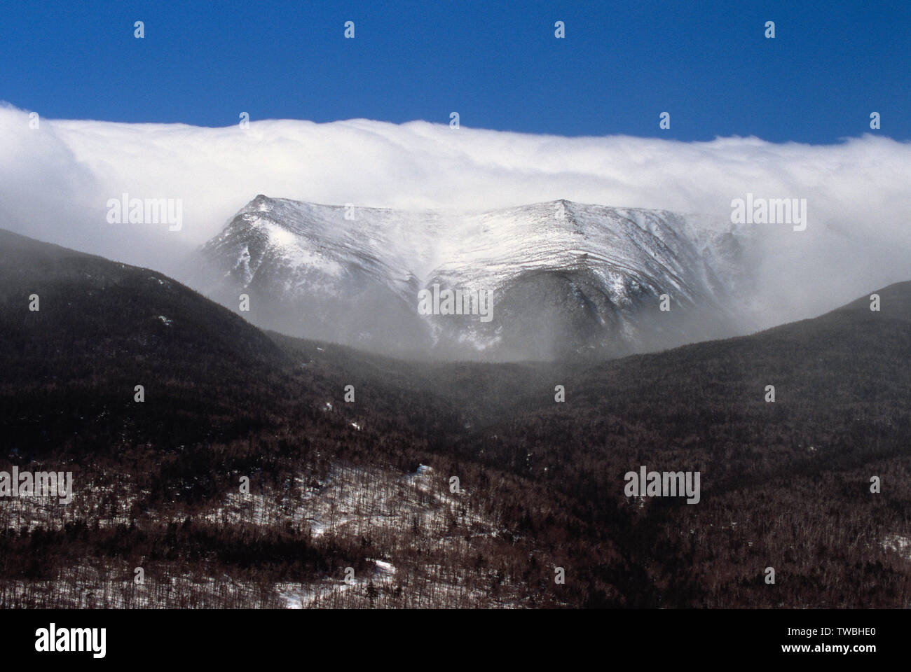 The eastern slopes of Mount Washington in the New Hampshire White ...