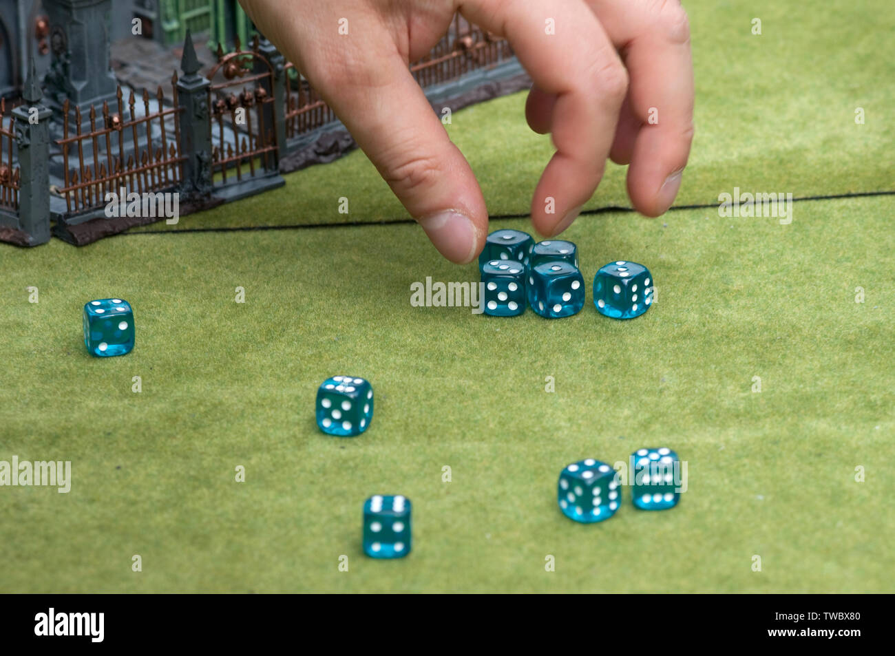 Game War Dice Stock Photo Alamy