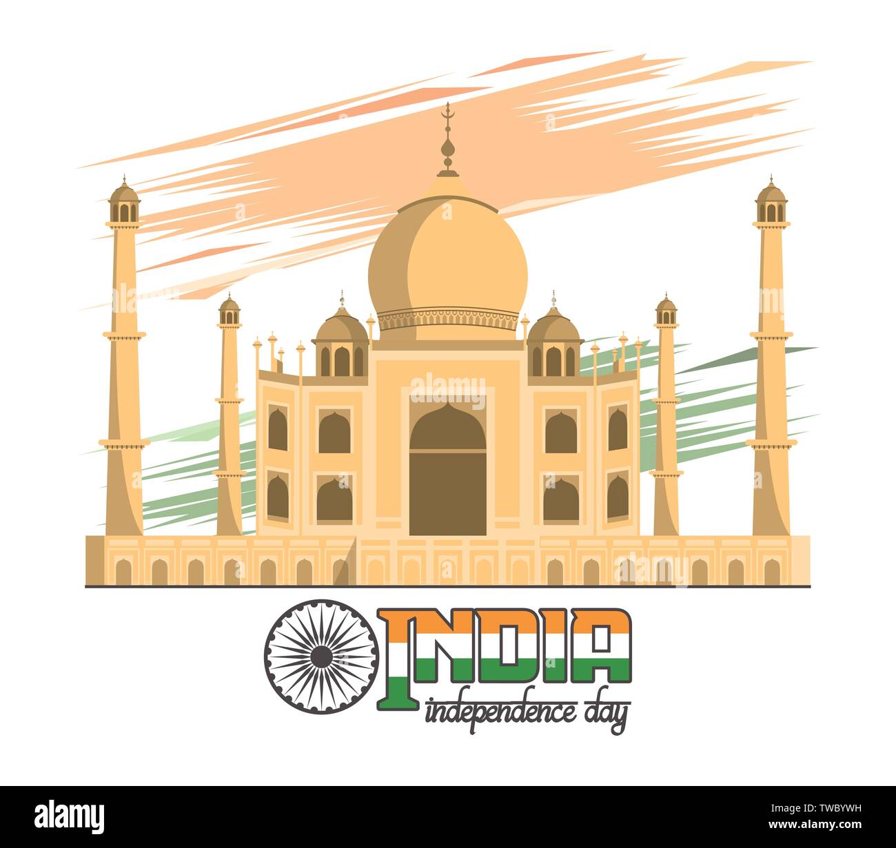 India independence day card colorful Stock Vector Image & Art - Alamy