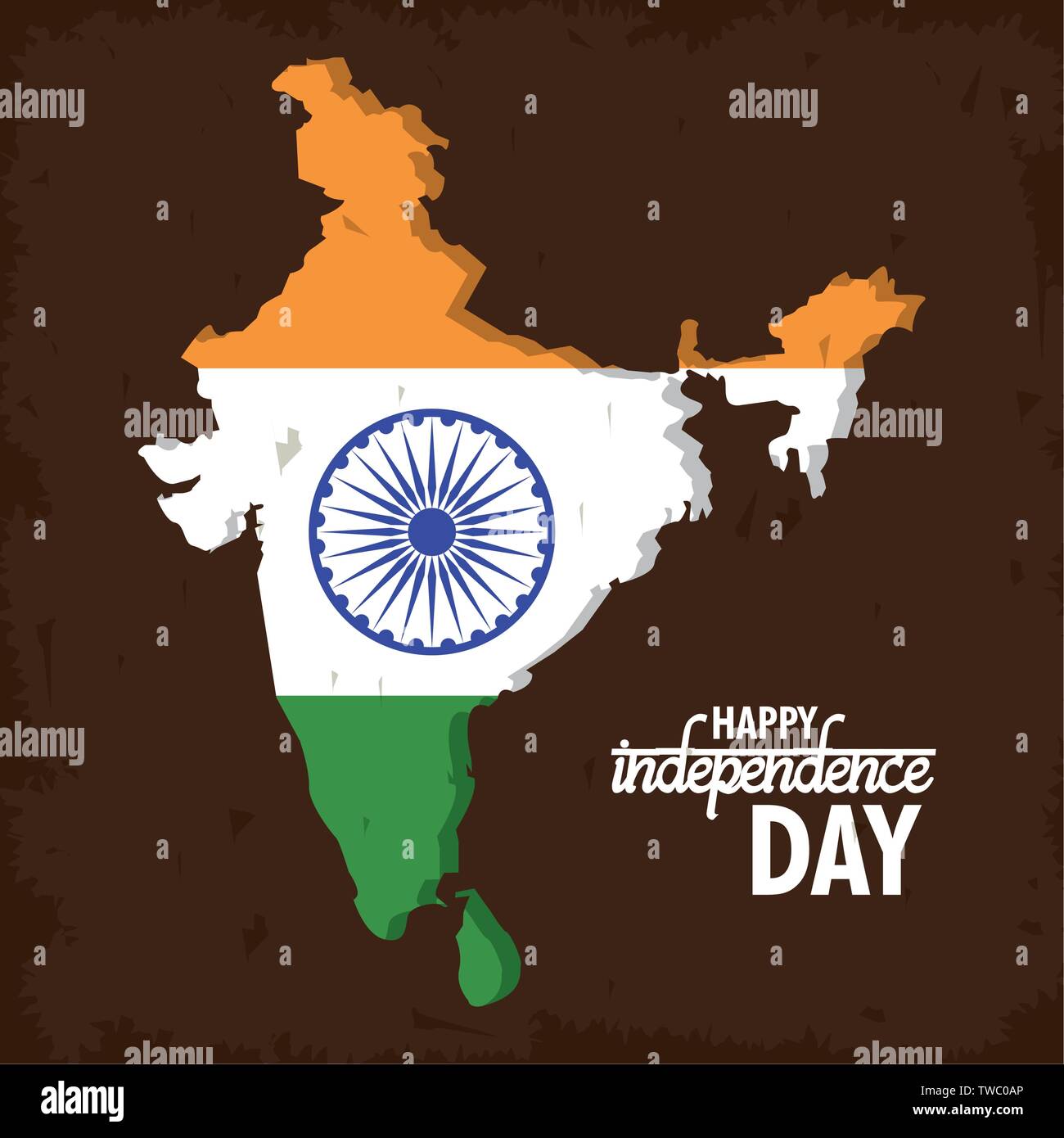 India independence day card colorful Stock Vector Image & Art - Alamy