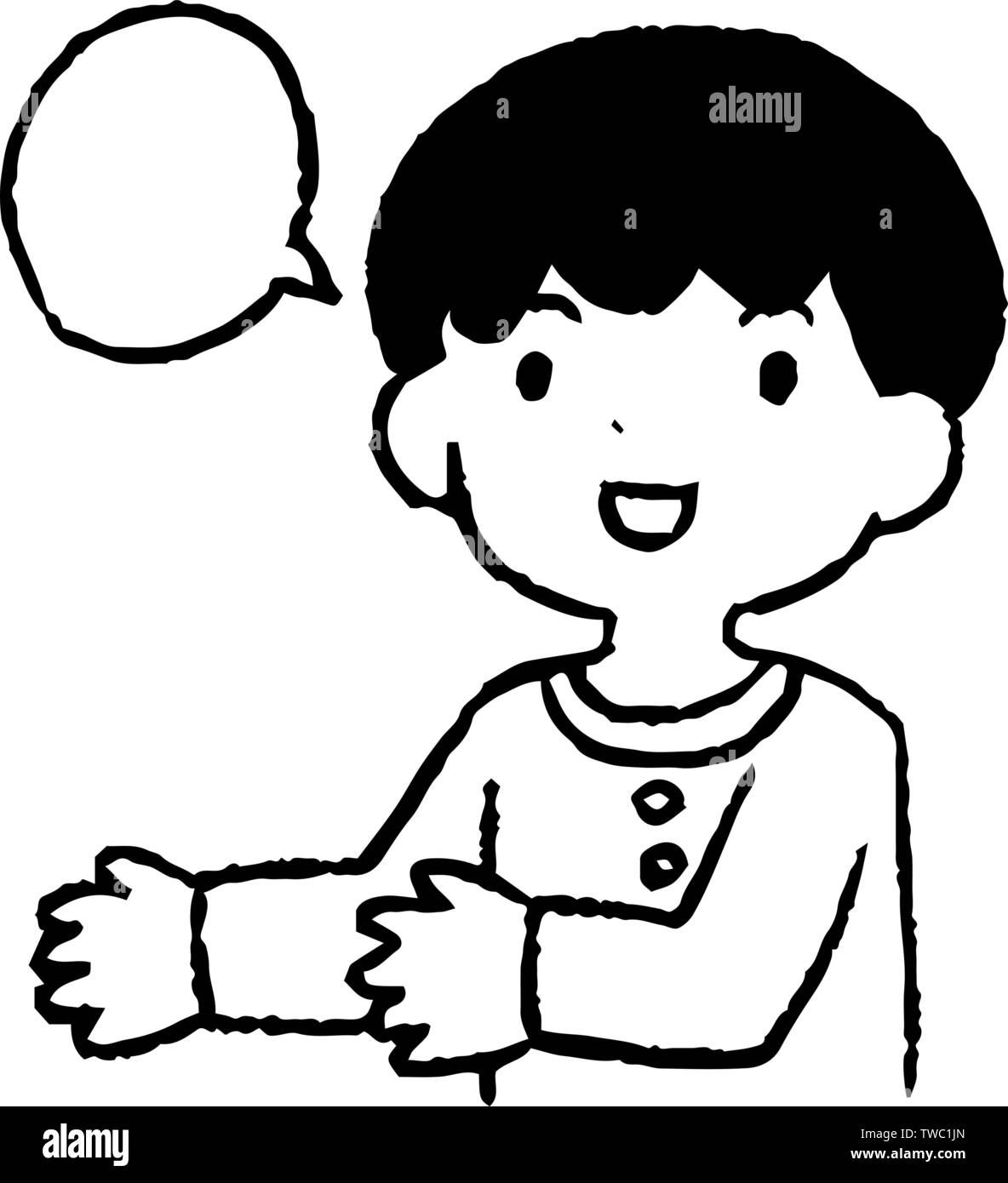 Conversation Clipart Black And White