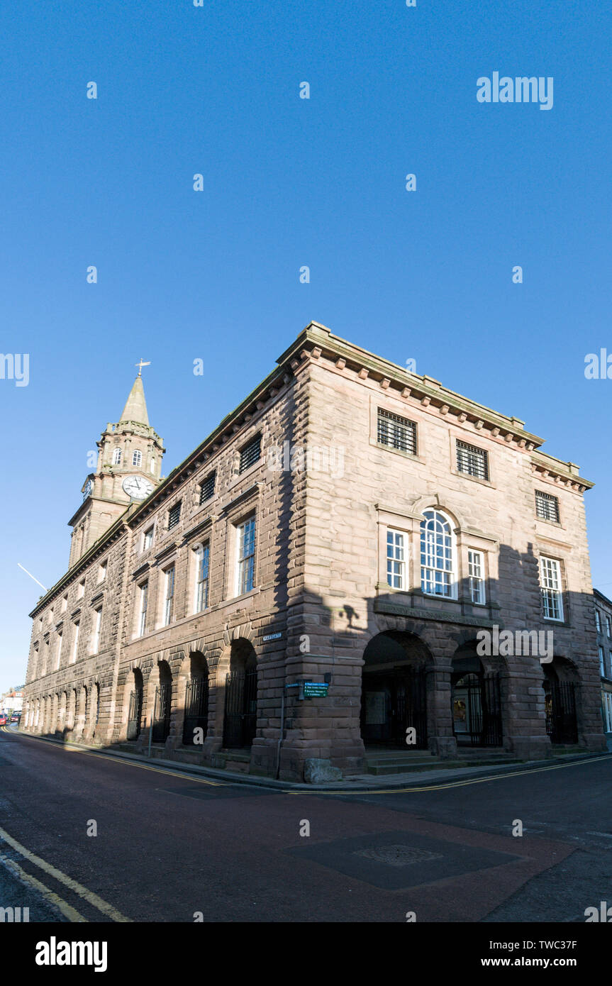 The Town Hall in street, Marygate at BerwickuponTweed in