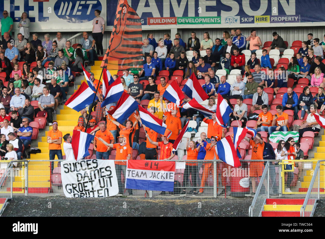 Netherlands womens football supporters hi-res stock photography and images  - Alamy