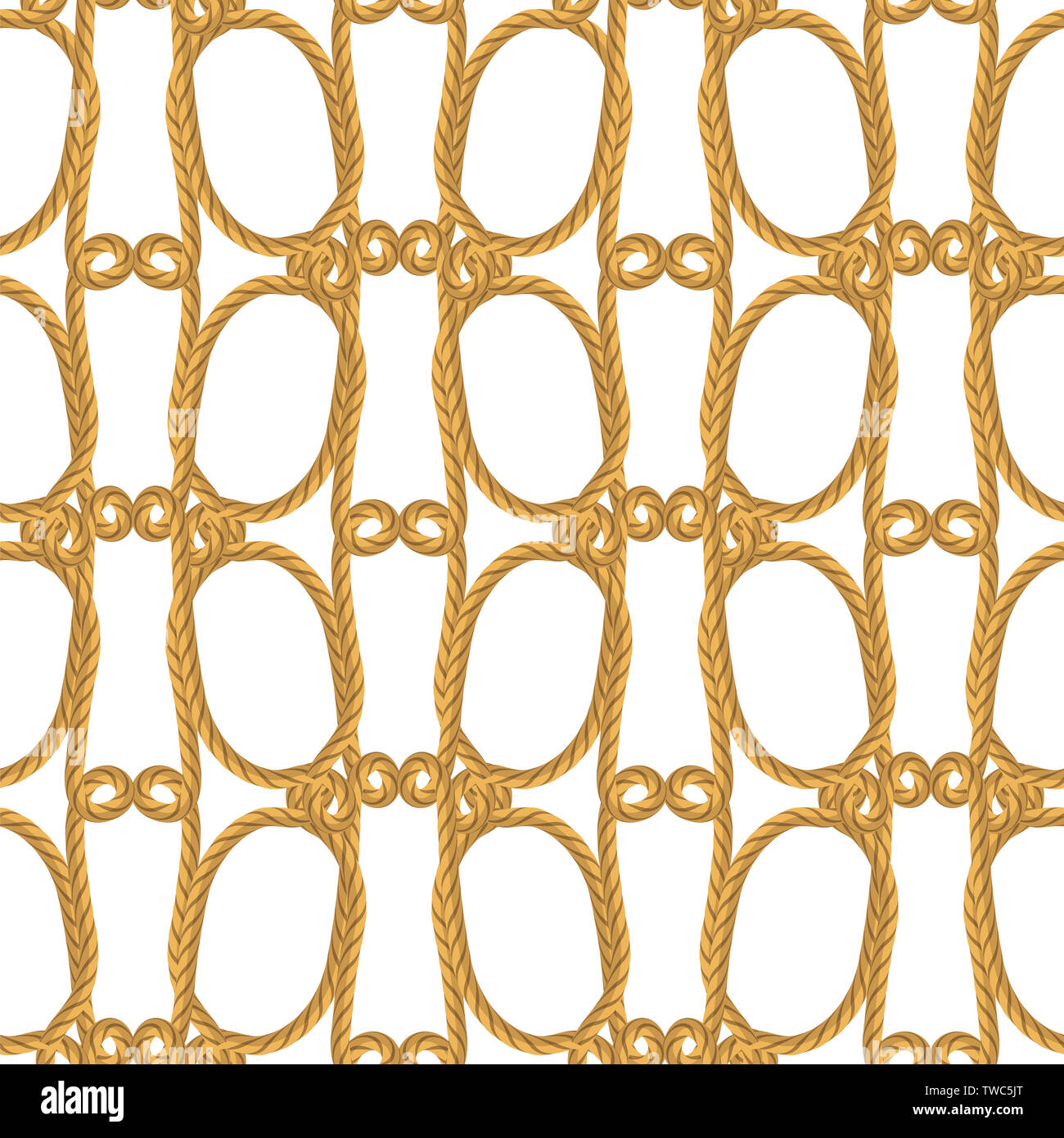 Rope Seamless Pattern Stock Photo - Alamy