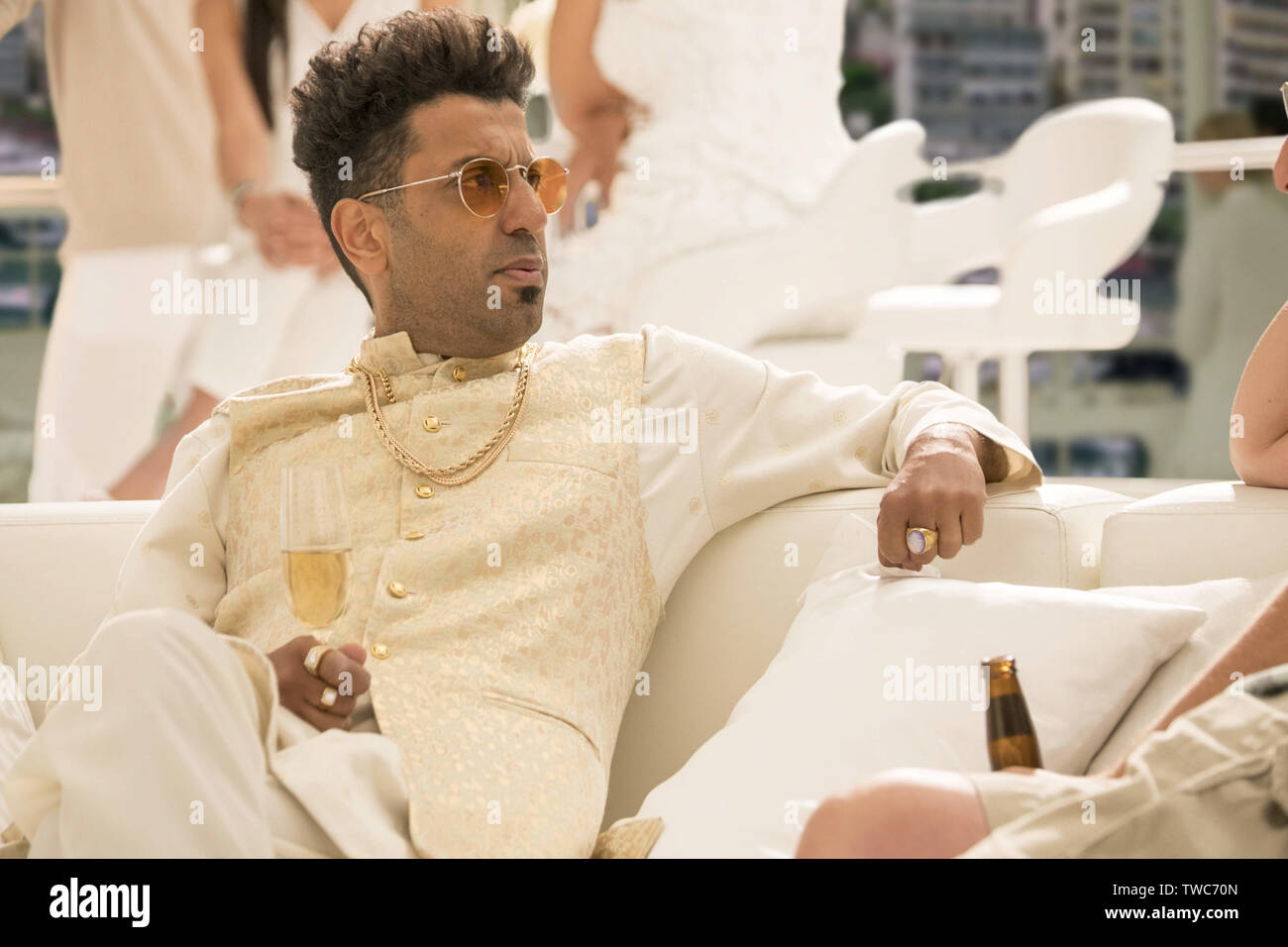 Adeel Akhtar As Maharaja Vikram Govindan In Murder Mystery Photo Credit Philippe Bosse Netflix The Hollywood Archive Stock Photo Alamy