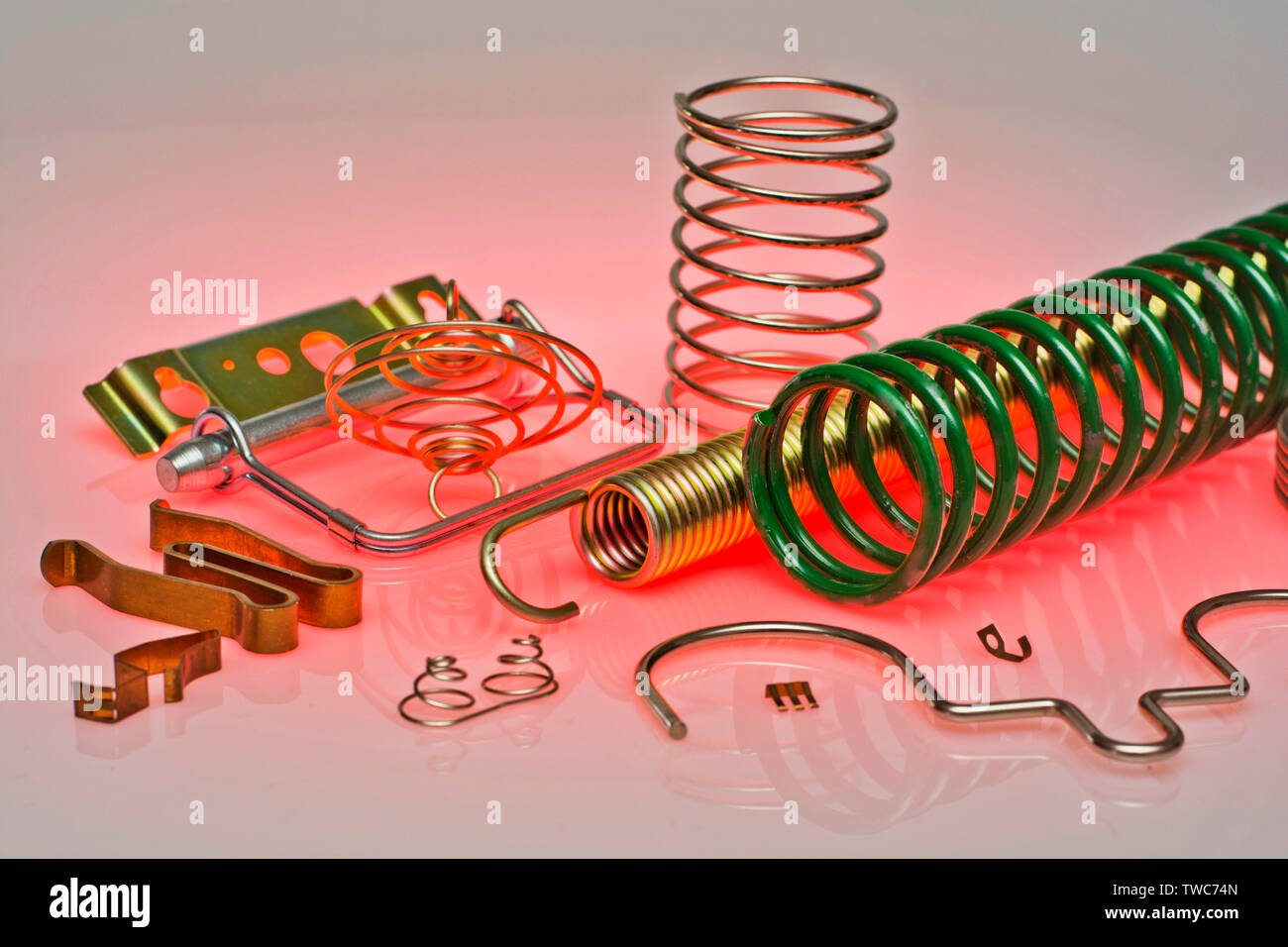 Various types of industrial tension & compression springs & pressings