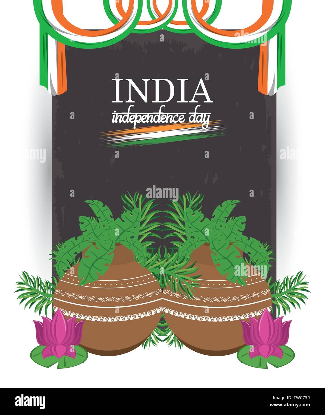 India independence day card colorful Stock Vector Image & Art - Alamy