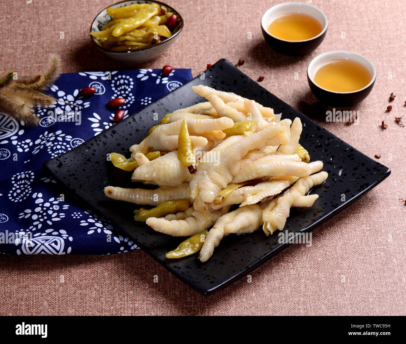 Pickle chicken legs Stock Photo Alamy