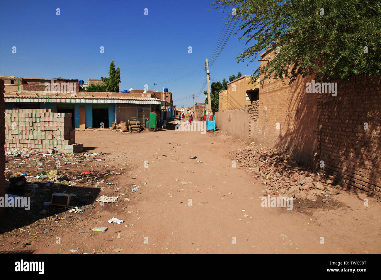 Old village in Khartoum, Sudan Stock Photo Alamy