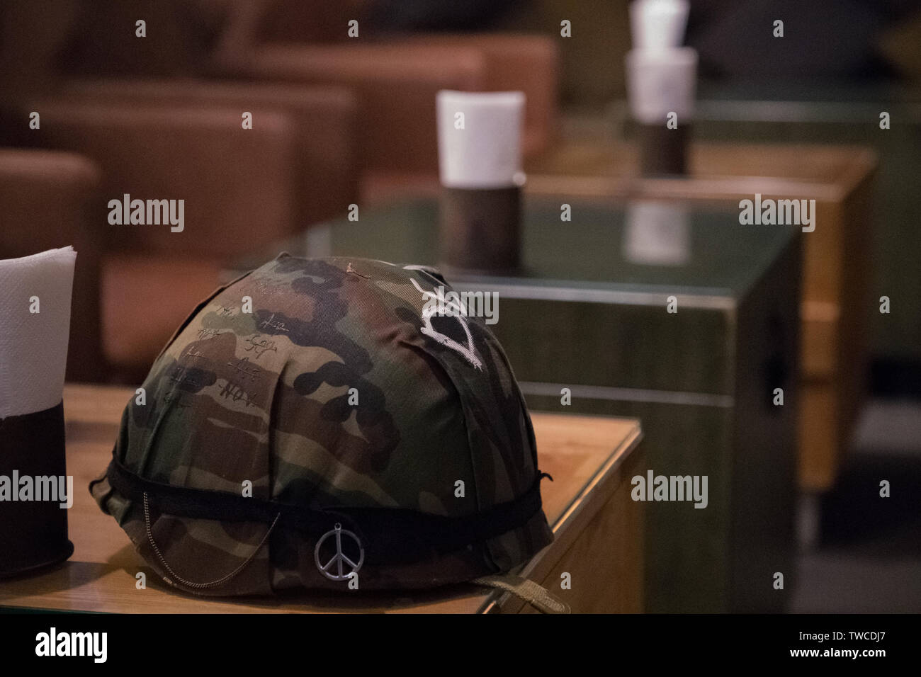 Rusted military helmet hi-res stock photography and images - Alamy