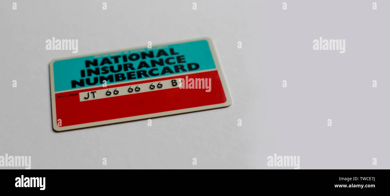 National Insurance England High Resolution Stock