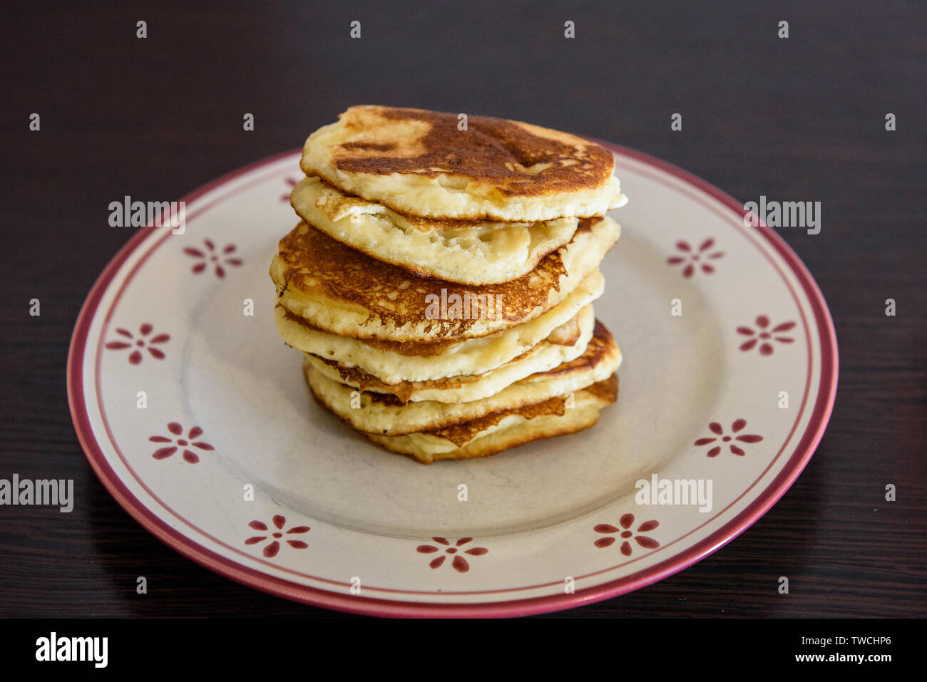 Stack of homemade pancakes hi-res stock photography and images - Alamy