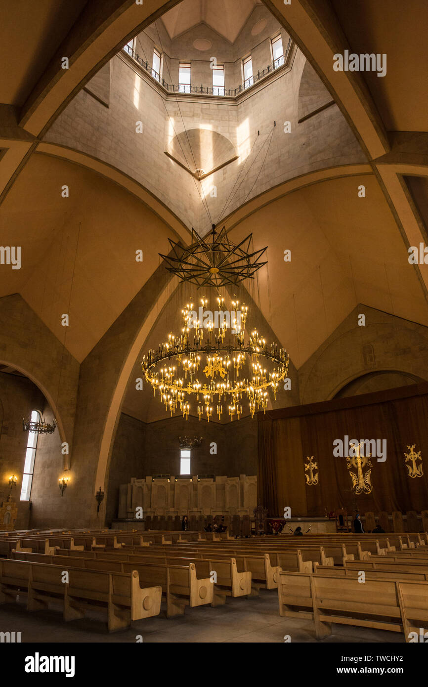 Saint Gregory the Illuminator Cathedral in Yerevan. Armenia Stock Photo