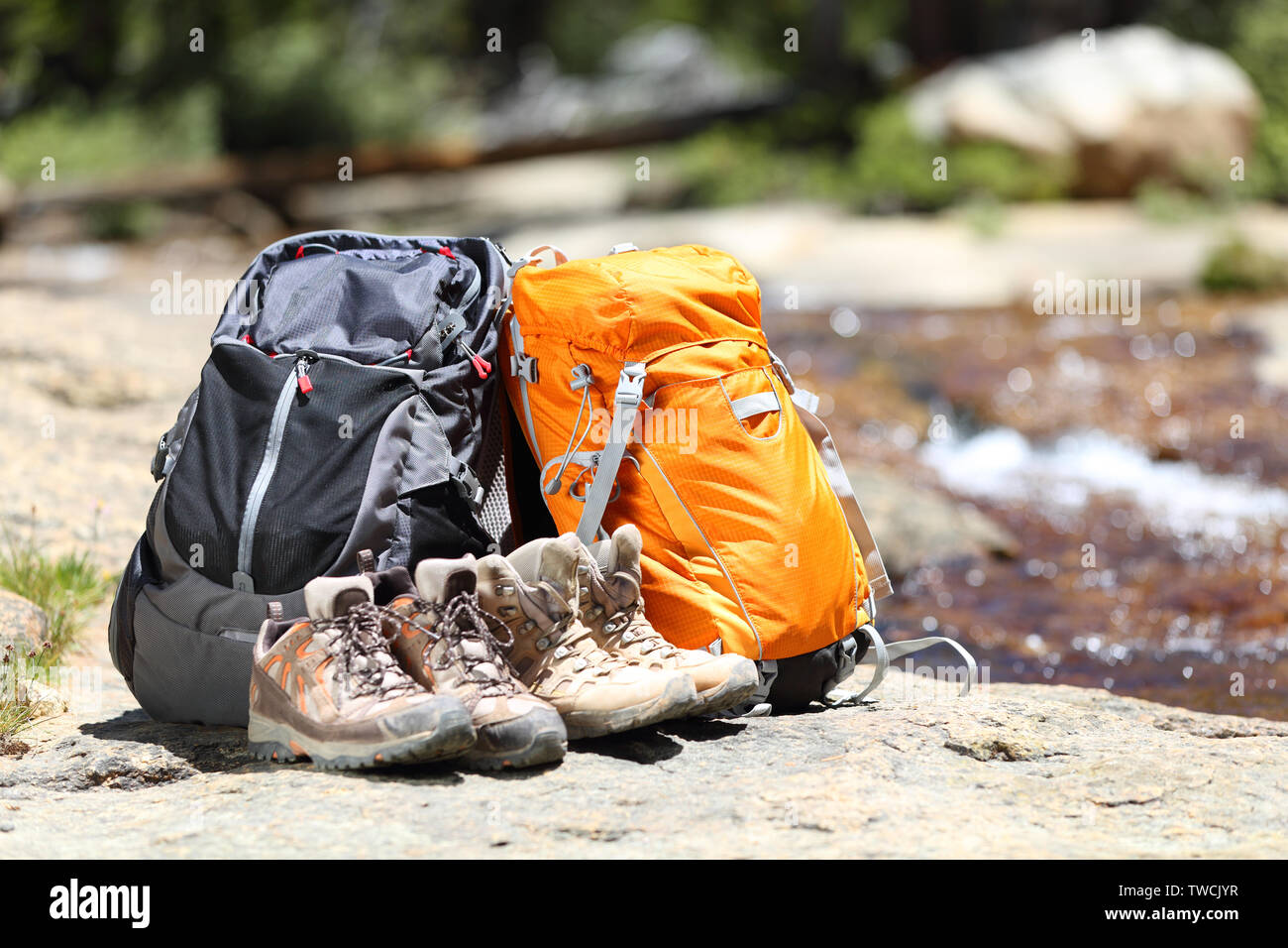 hiking and trekking equipment