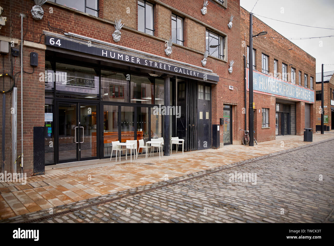 The Humber Street Gallery  in the city of Kingston upon Hull. The three-storey gallery was opened in February 2017 as part of that year's Hull UK City Stock Photo