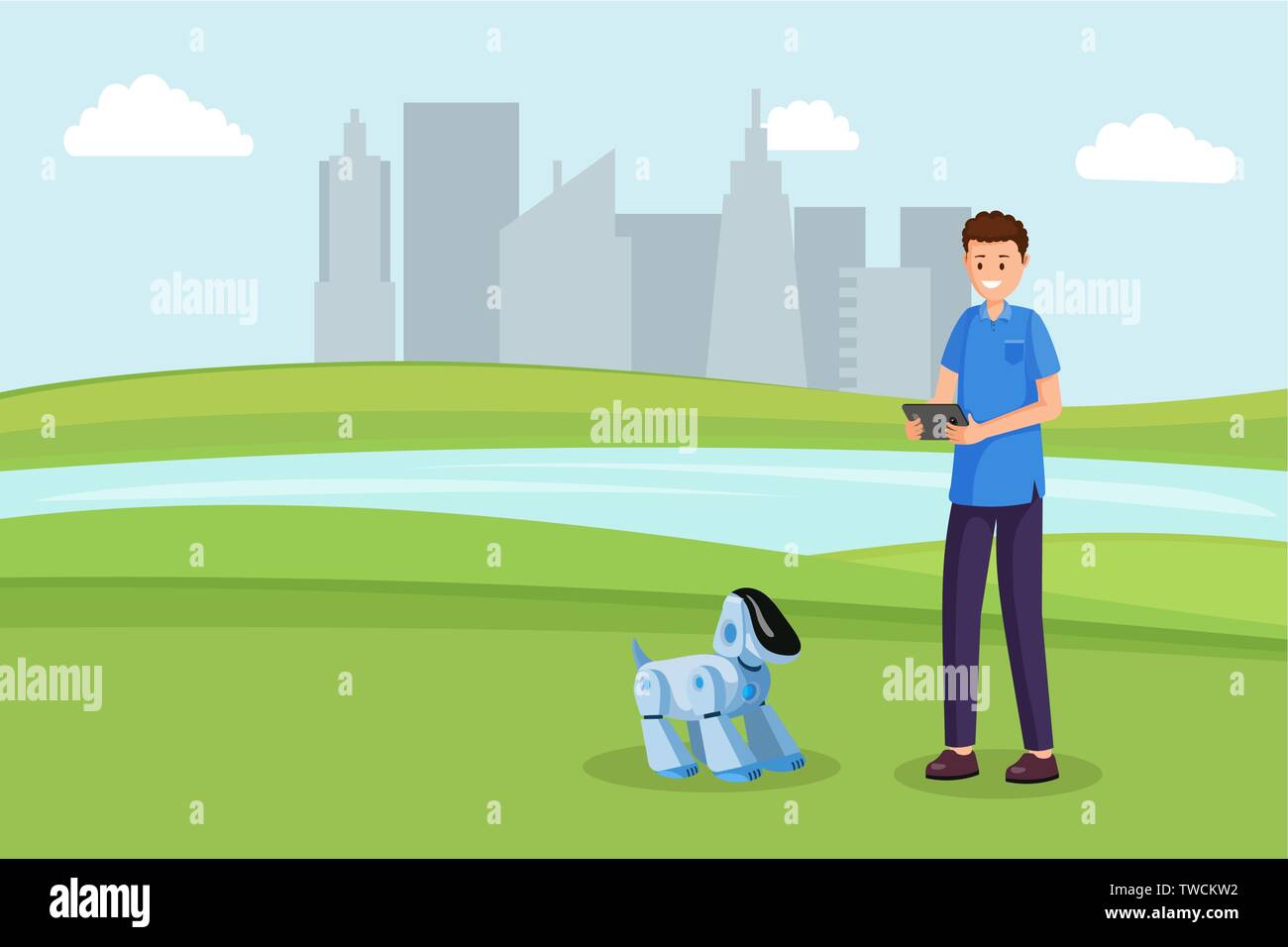 electronic puppy robot dog