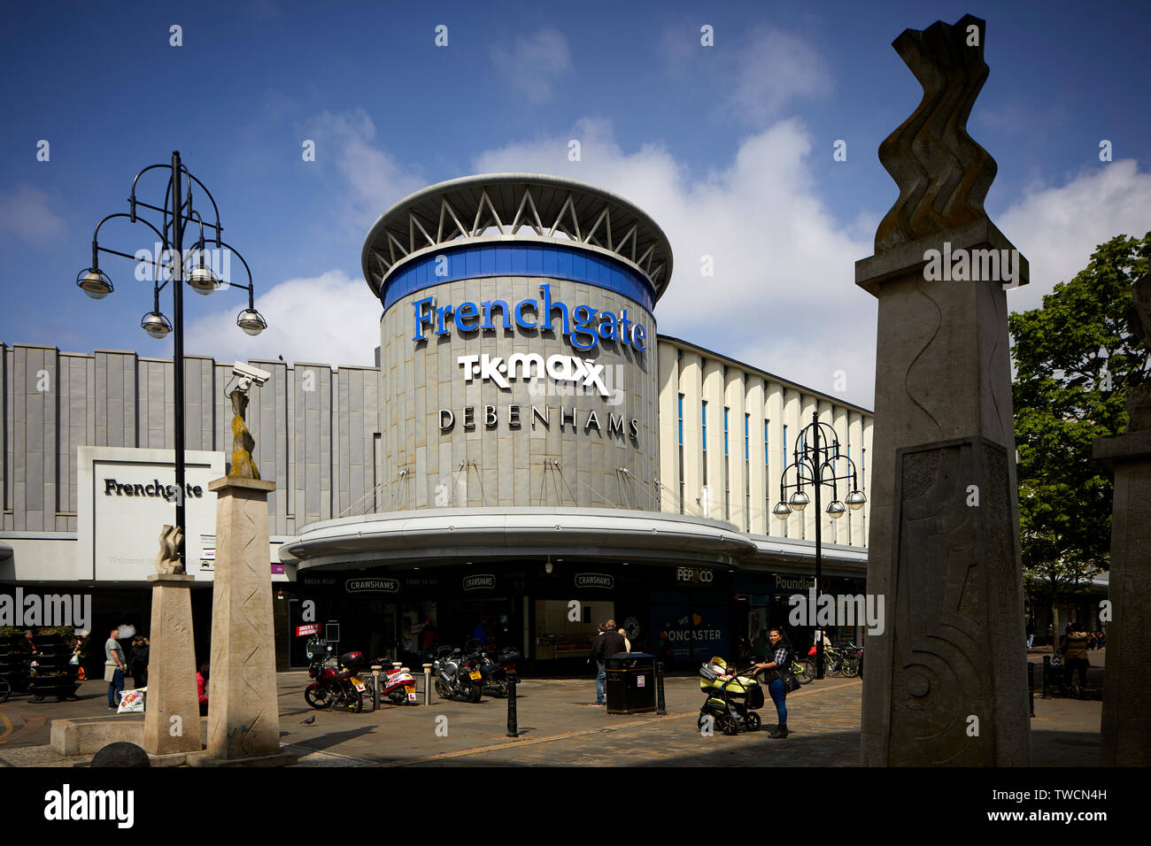 Doncaster town centre, South Yorkshire Frenchgate shopping centre named 