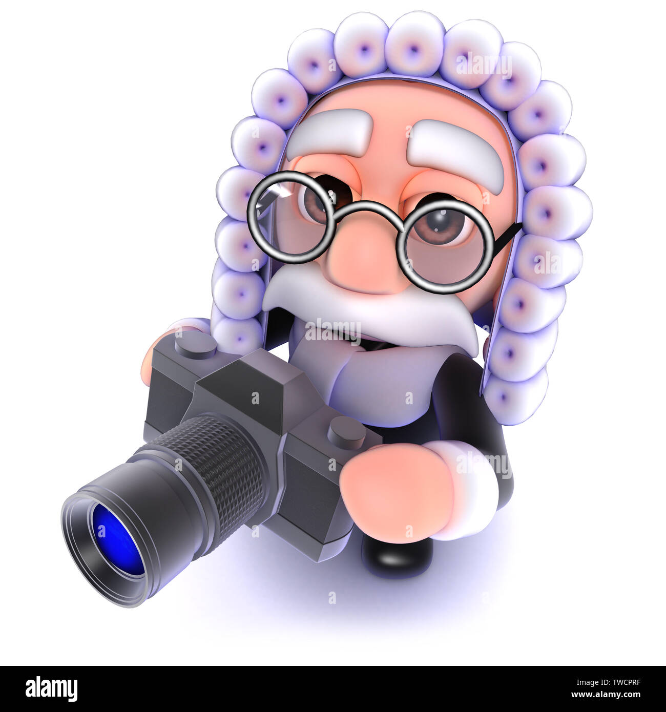 3d render of a funny cartoon judge holding a camera Stock Photo - Alamy 3d render of a funny cartoon judge holding a camera Stock Photo - Alamy