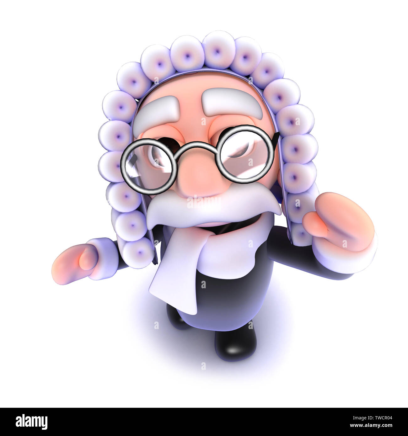 3d Render Of A Funny Cartoon Judge Character Waving Hello Stock Photo Alamy 3d Render Of A Funny Cartoon Judge Character Waving Hello Stock Photo Alamy