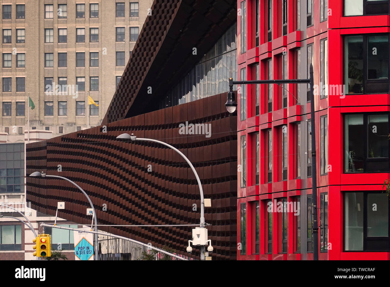 Barclay center downtown Brooklyn NYC Stock Photo