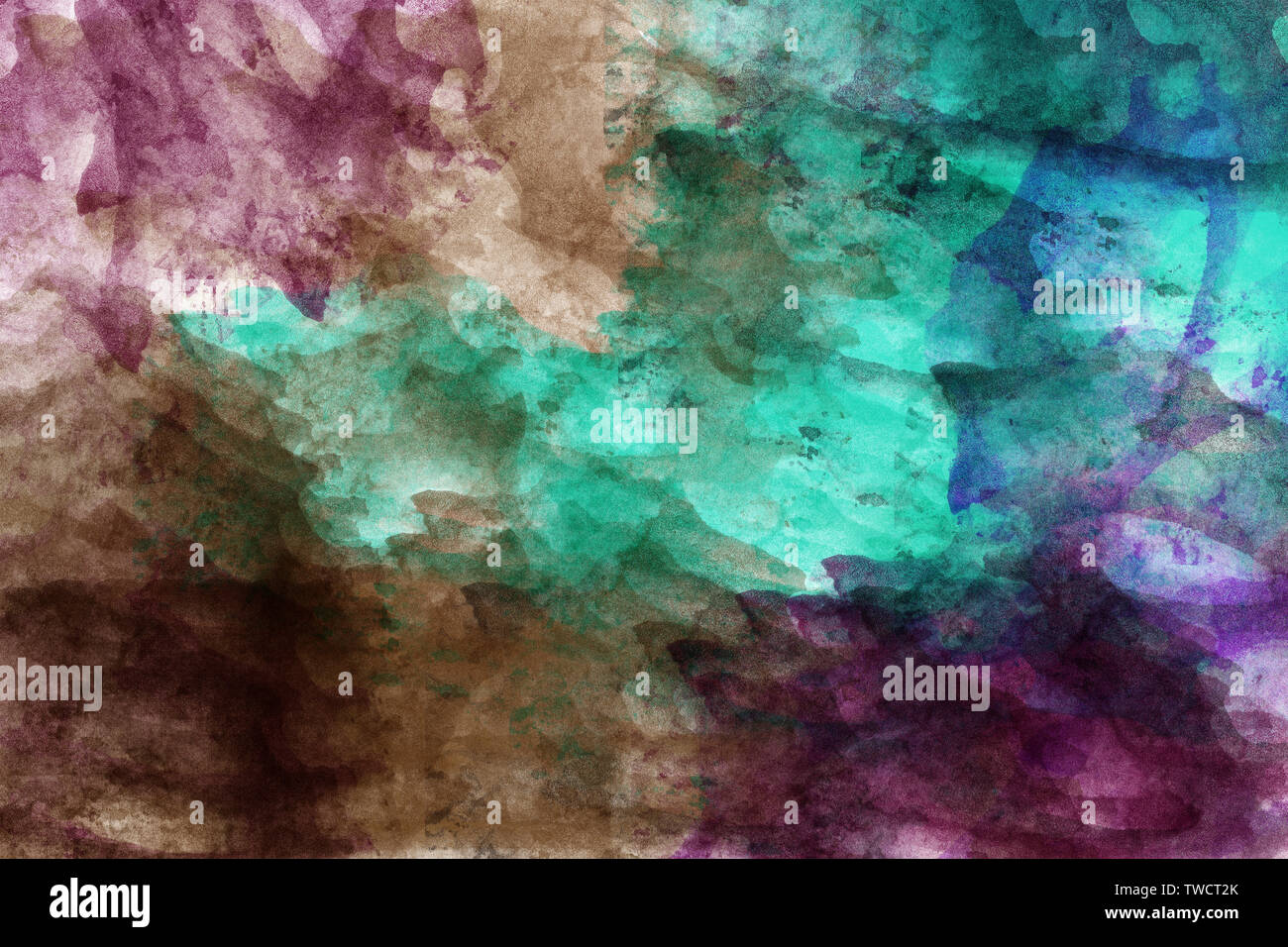 Abstract Watercolor Background Colorful Aquarelle Paint Texture