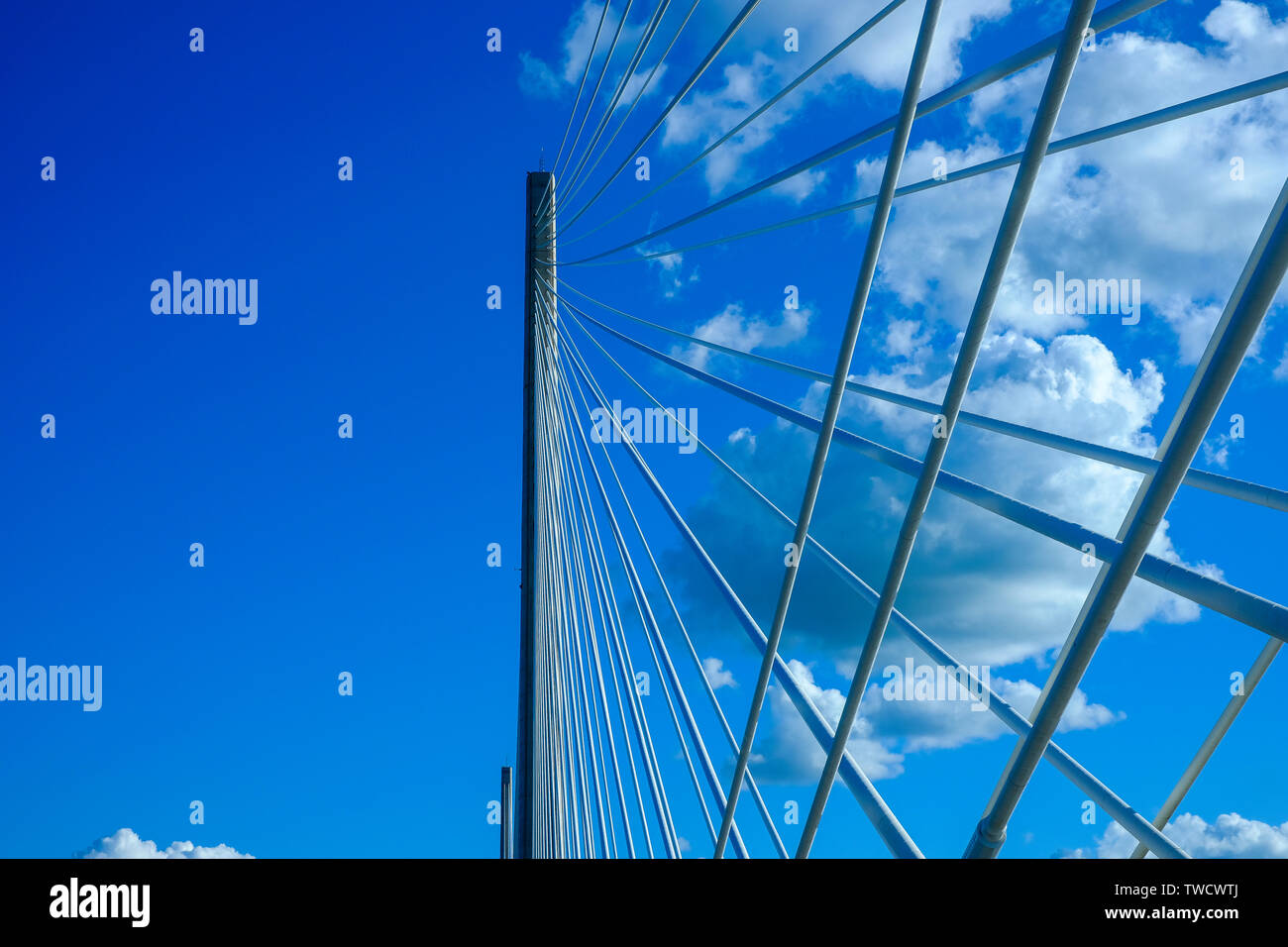 A view of the Queensferry Crossing Stock Photo