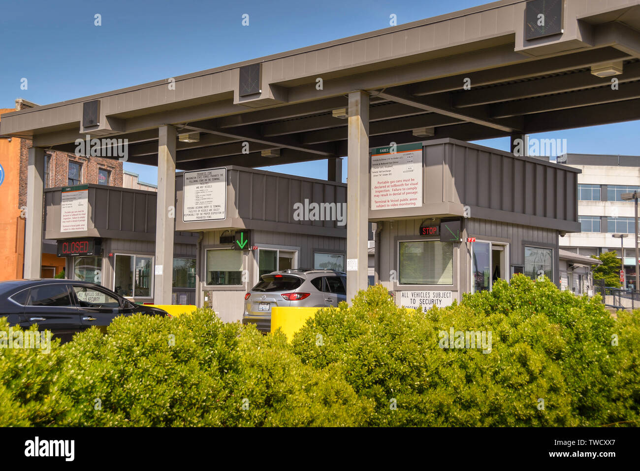 Toll booth in washington hires stock photography and images Alamy