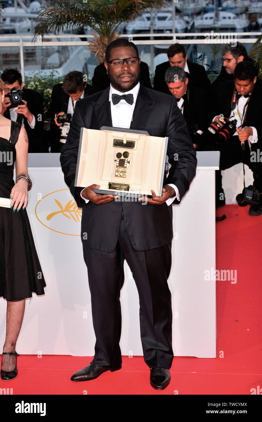 CANNES, FRANCE. May 25, 2008: Steve McQueen, winner of Camera D'Or Award  ("Hunger") at the 61st Annual International Film Festival de Cannes. © 2008  Paul Smith / Featureflash Stock Photo - Alamy