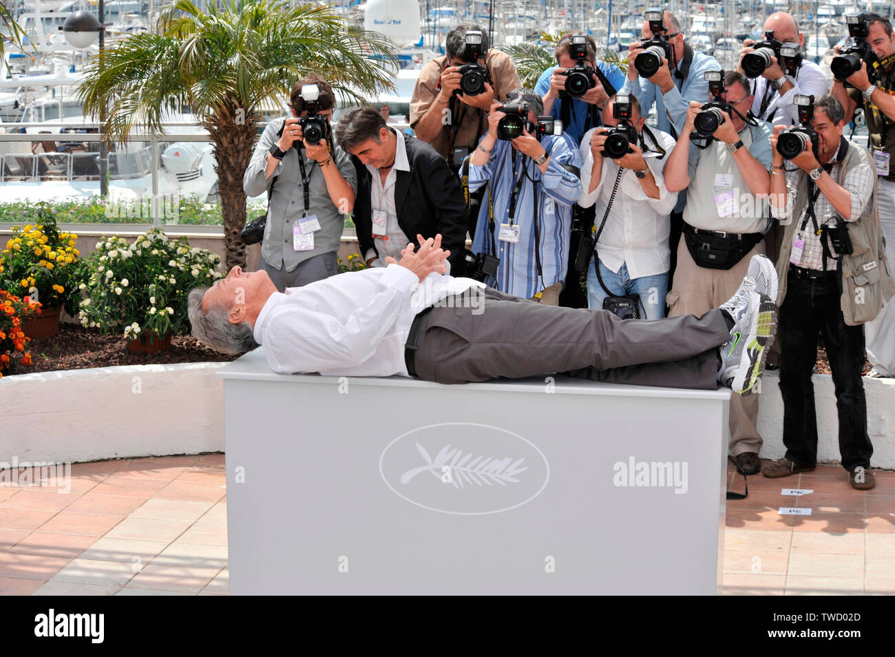CANNES, FRANCE. May 15, 2008: Dustin Hoffman at photocall for his new