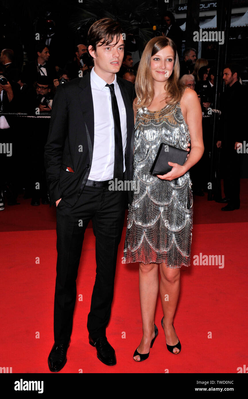 CANNES, FRANCE. May 20, 2008: Actor Sam Riley and juror Alexandra Maria Lara at the gala premiere of 'Changeling' at the 61st Annual International Film Festival de Cannes. © 2008 Paul Smith / Featureflash Stock Photo