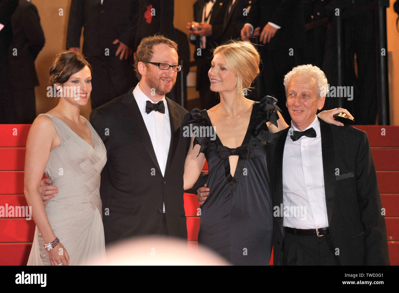 CANNES, FRANCE. May 19, 2008: LtoR: Vinessa Shaw, James Gray, Gwyneth Paltrow & Moshonov Moni at the premiere of their new movie 'Two Lovers' at the 61st Annual International Film Festival de Cannes. © 2008 Paul Smith / Featureflash Stock Photo