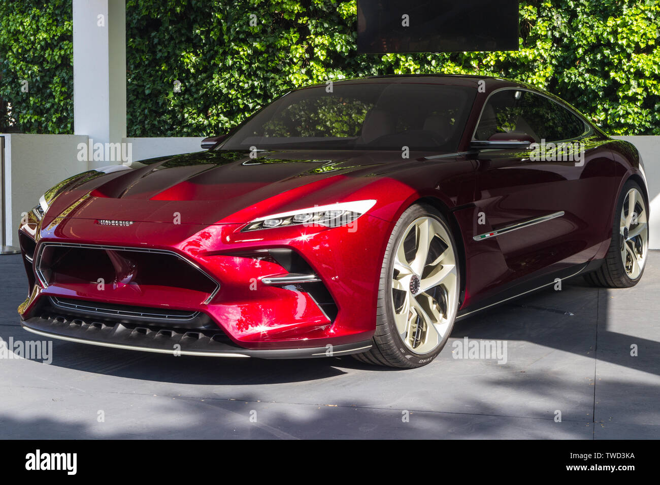 An Italdesign DaVinci. 2019 edition of Parco Valentino car show hosts cars  by many brands and car designers in Valentino Park in Torino, Italy Stock  Photo - Alamy