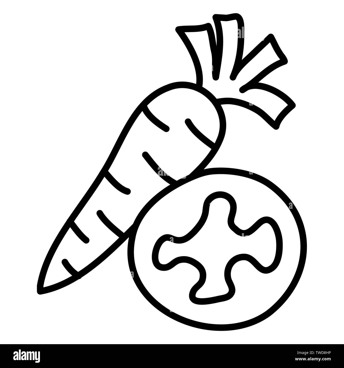 fresh tomato and carrot vegetables icons vector illustration design ...
