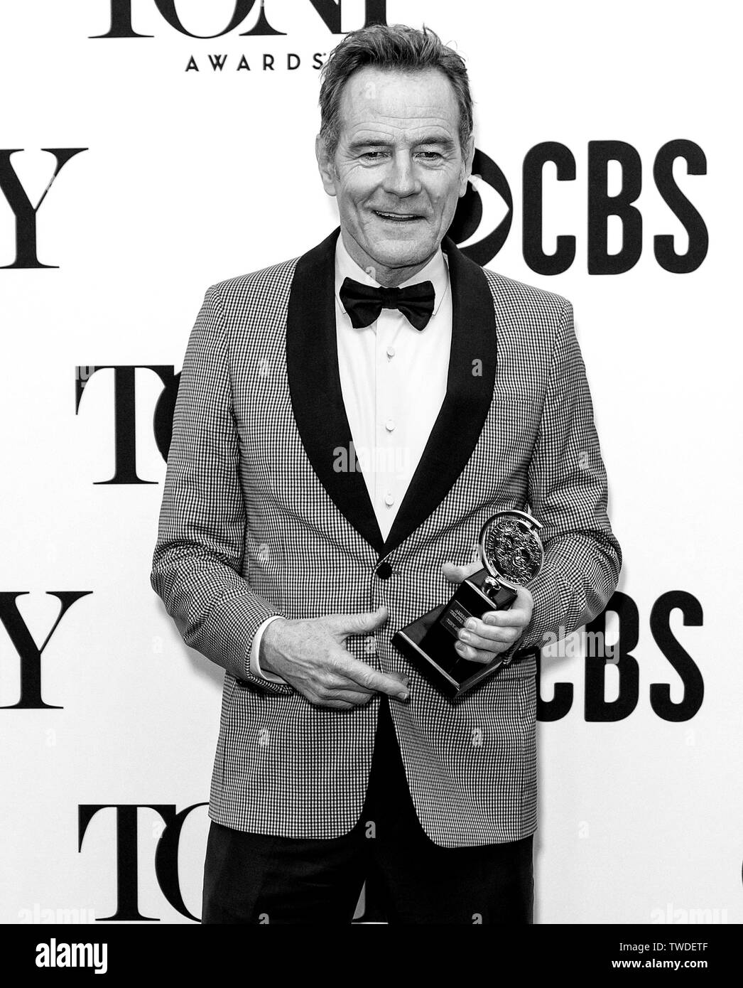 New York, NY June 09, 2019 Best Actor in a Play Bryan Cranston poses