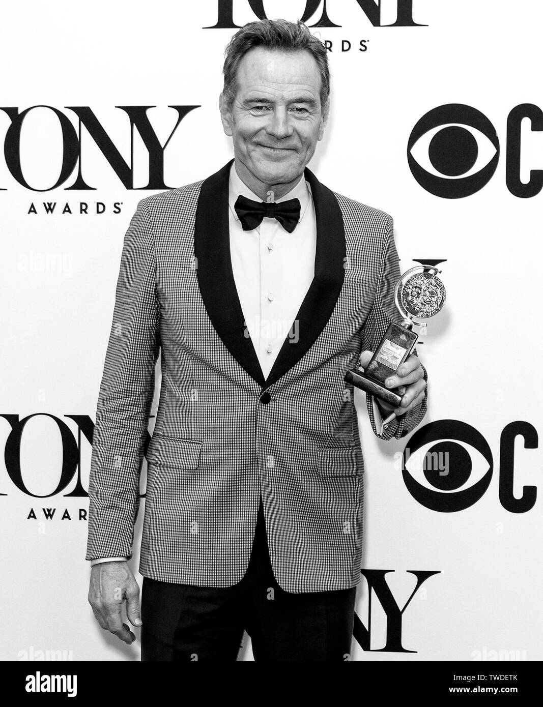 New York, NY June 09, 2019 Best Actor in a Play Bryan Cranston poses