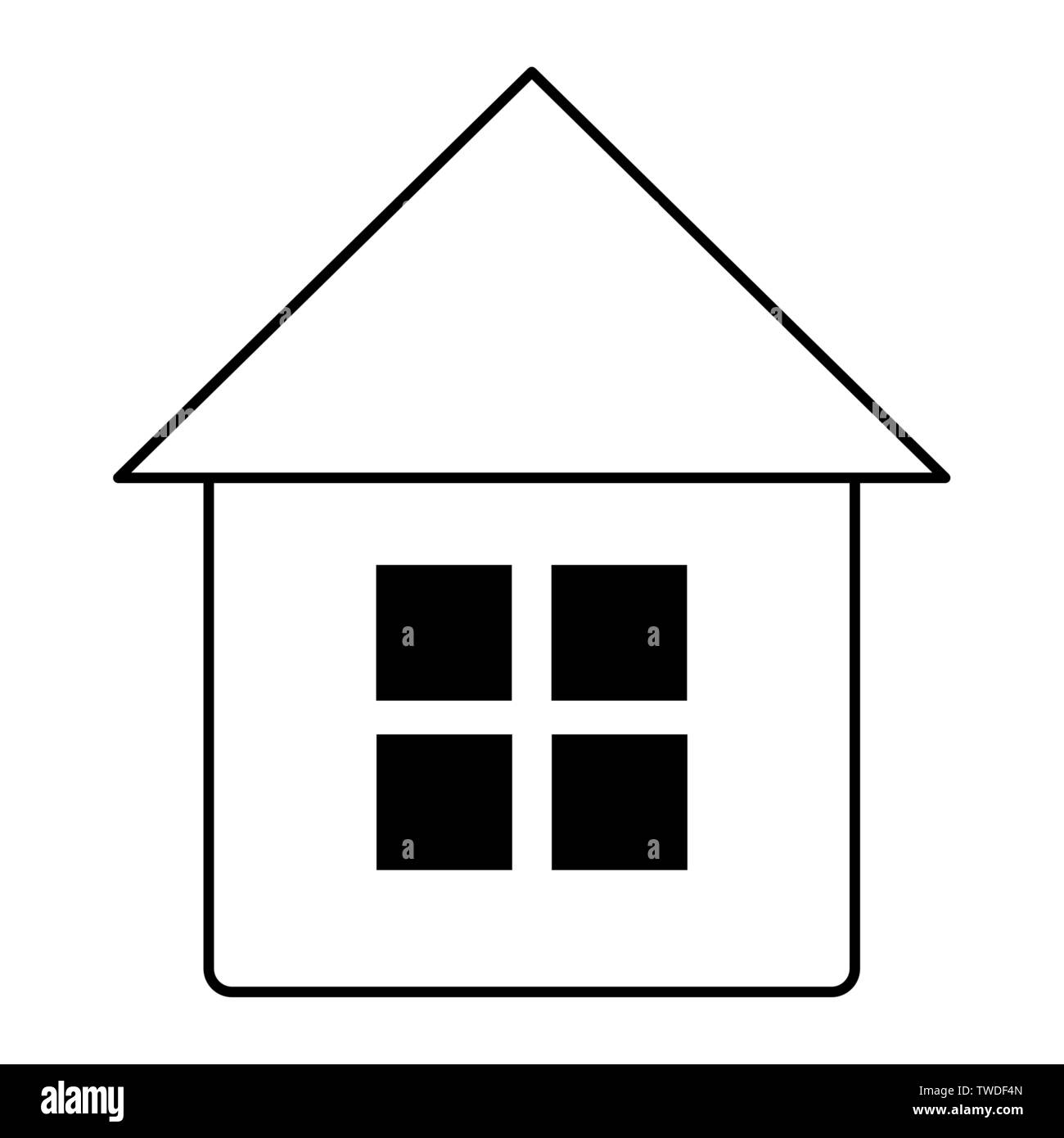 smart home on white background vector illustration Stock Vector Image ...