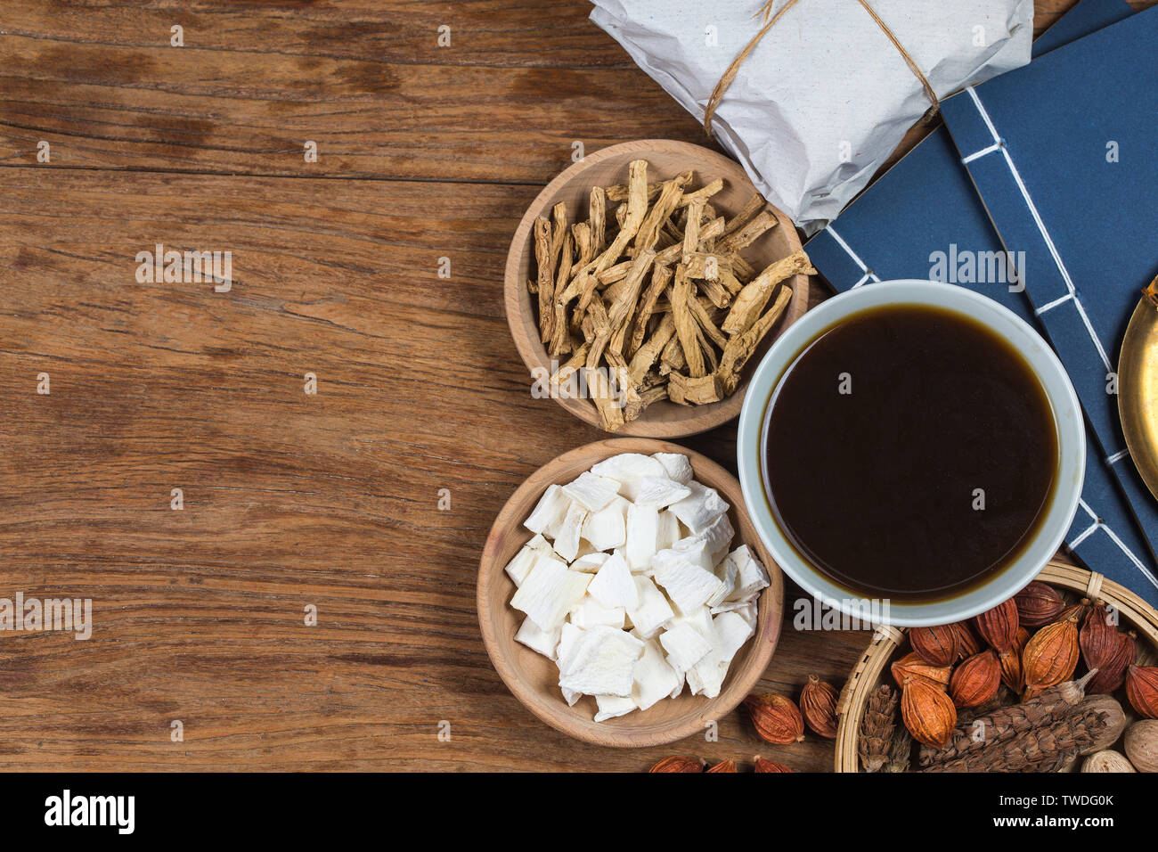 traditional Chinese medicine,Chinese medicine books Stock Photo Alamy
