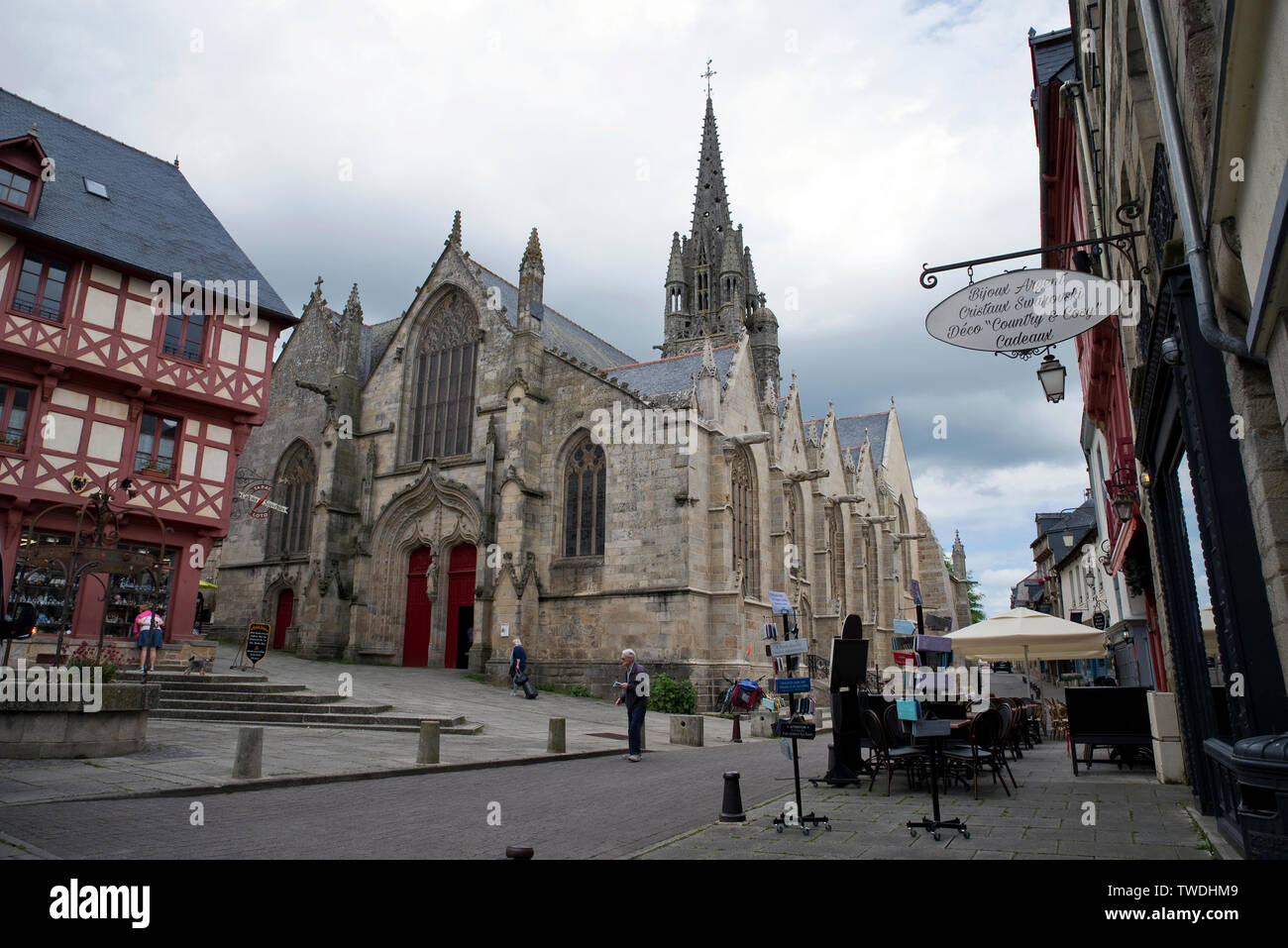 Josselin, Brittany, France Stock Photo