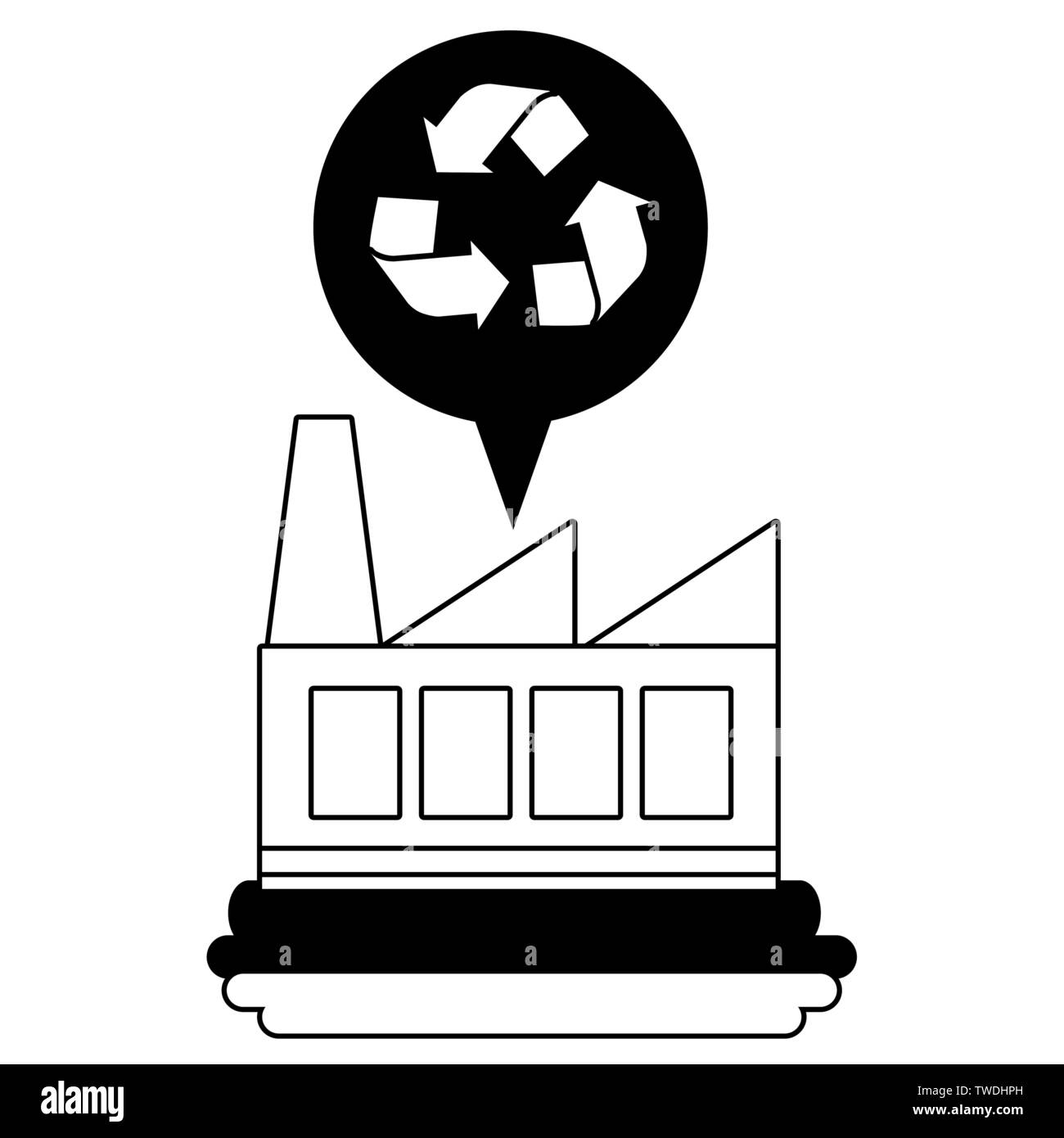 factory water recycle eco friendly environment vector illustration Stock Vector Image & Art Alamy