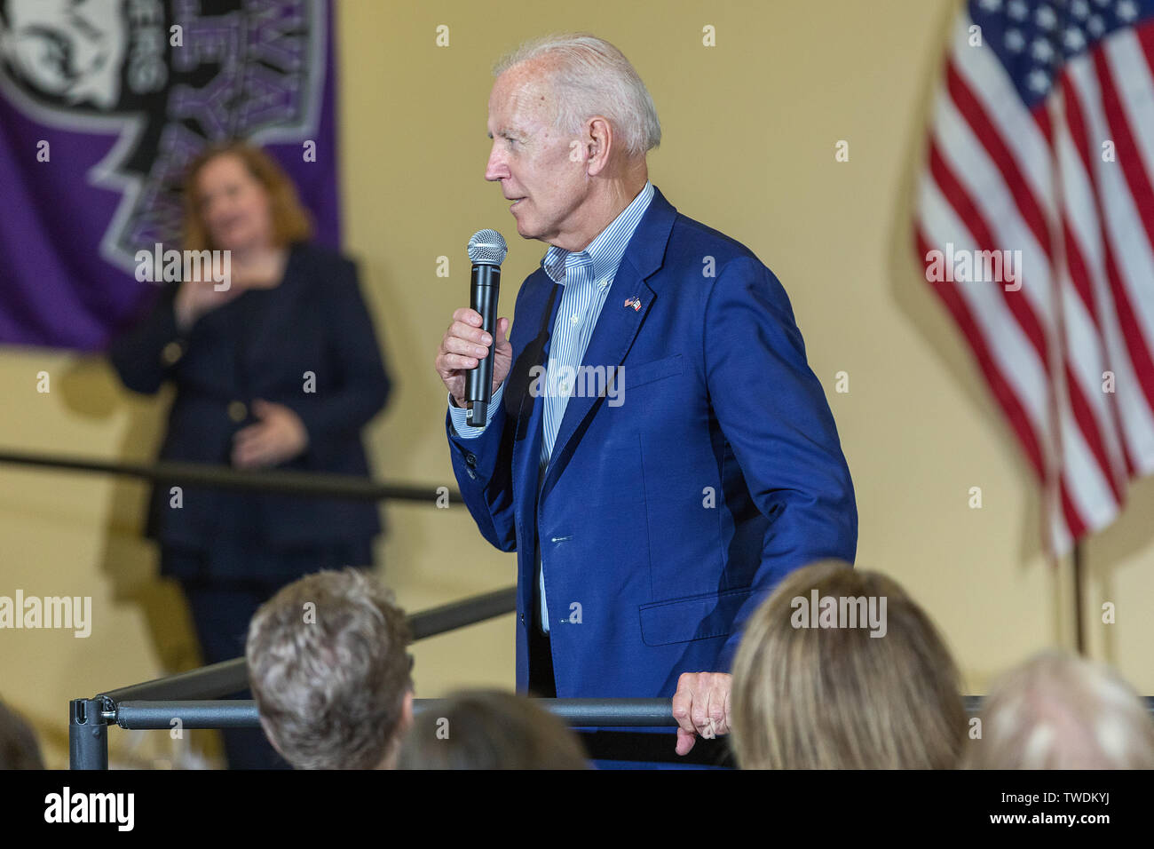 Former Vice President Joe Biden held a presidential campaign rally at ...