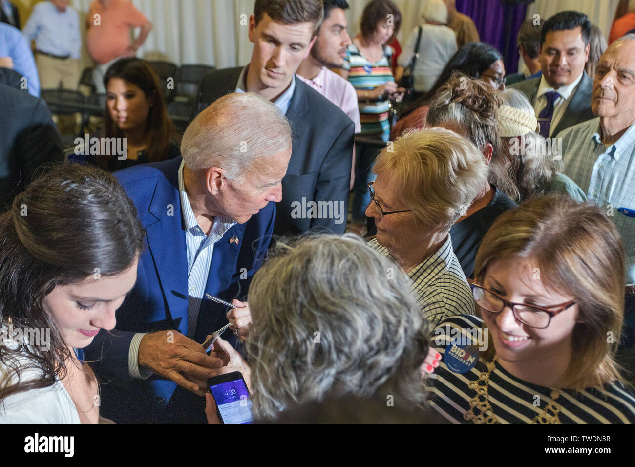 Former Vice President Joe Biden held a presidential campaign rally at ...