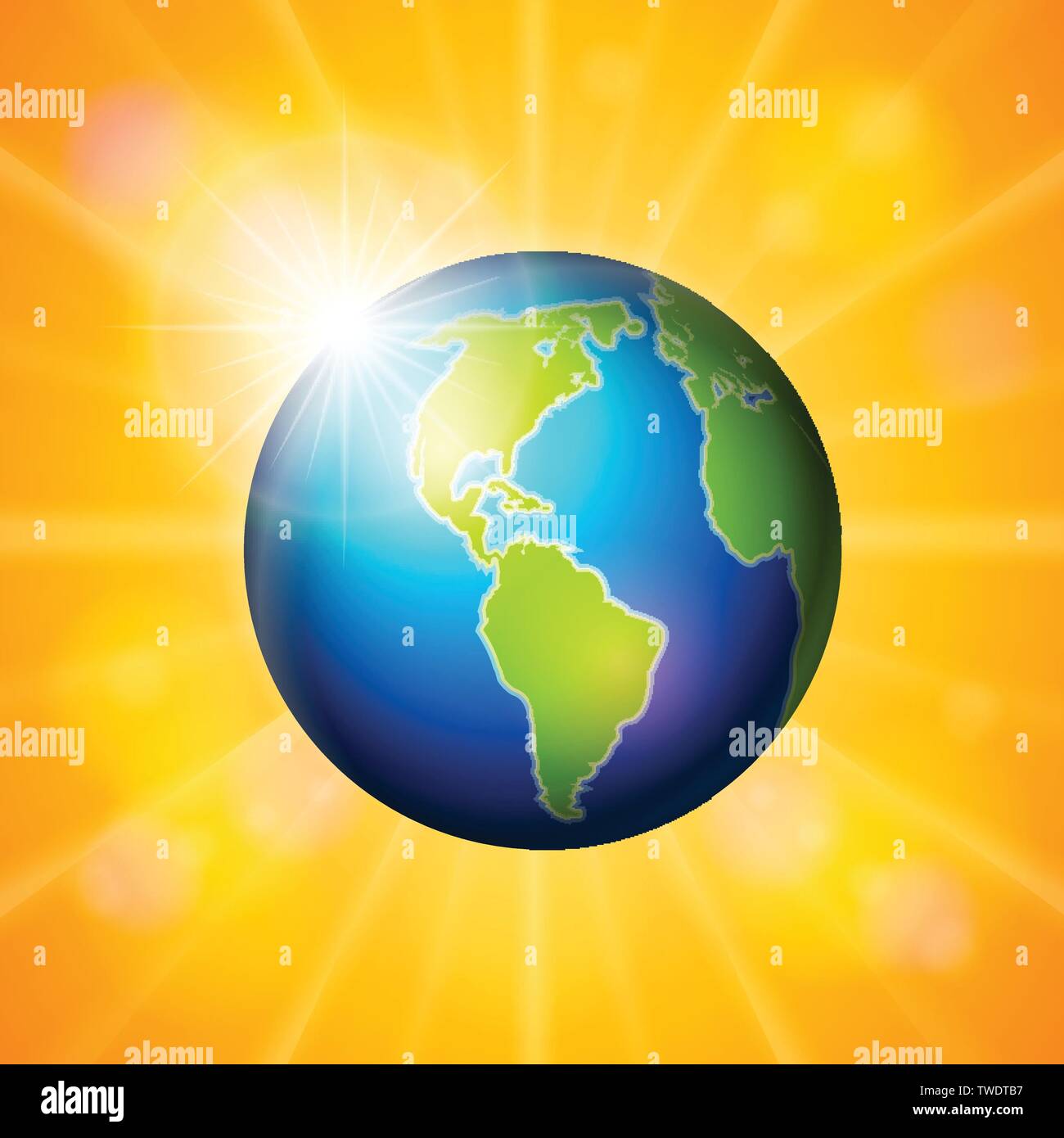 Abstract space background with earth Stock Vector Image & Art - Alamy