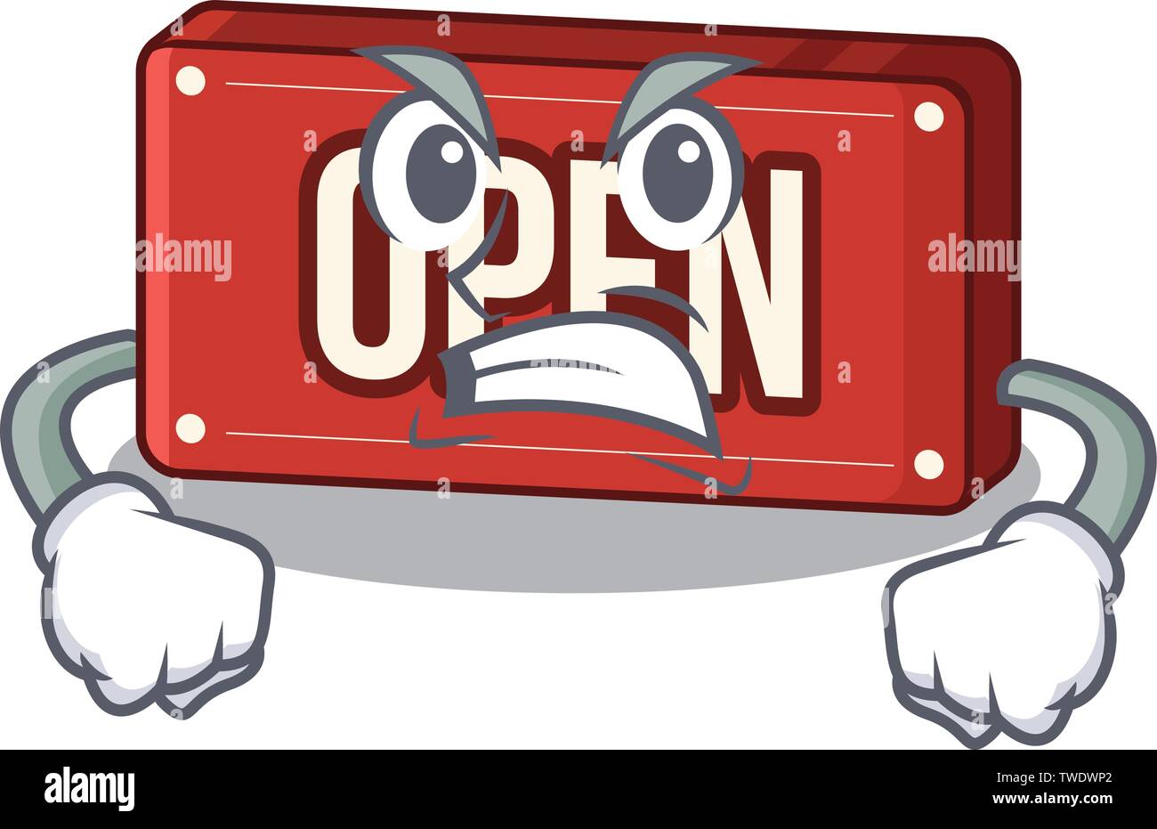 A closed sign outside Stock Vector Images - Alamy