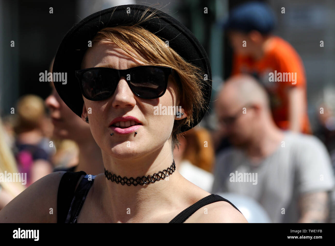 Helsinki Pride Parade 2015 in Helsinki, Finland Stock Photo