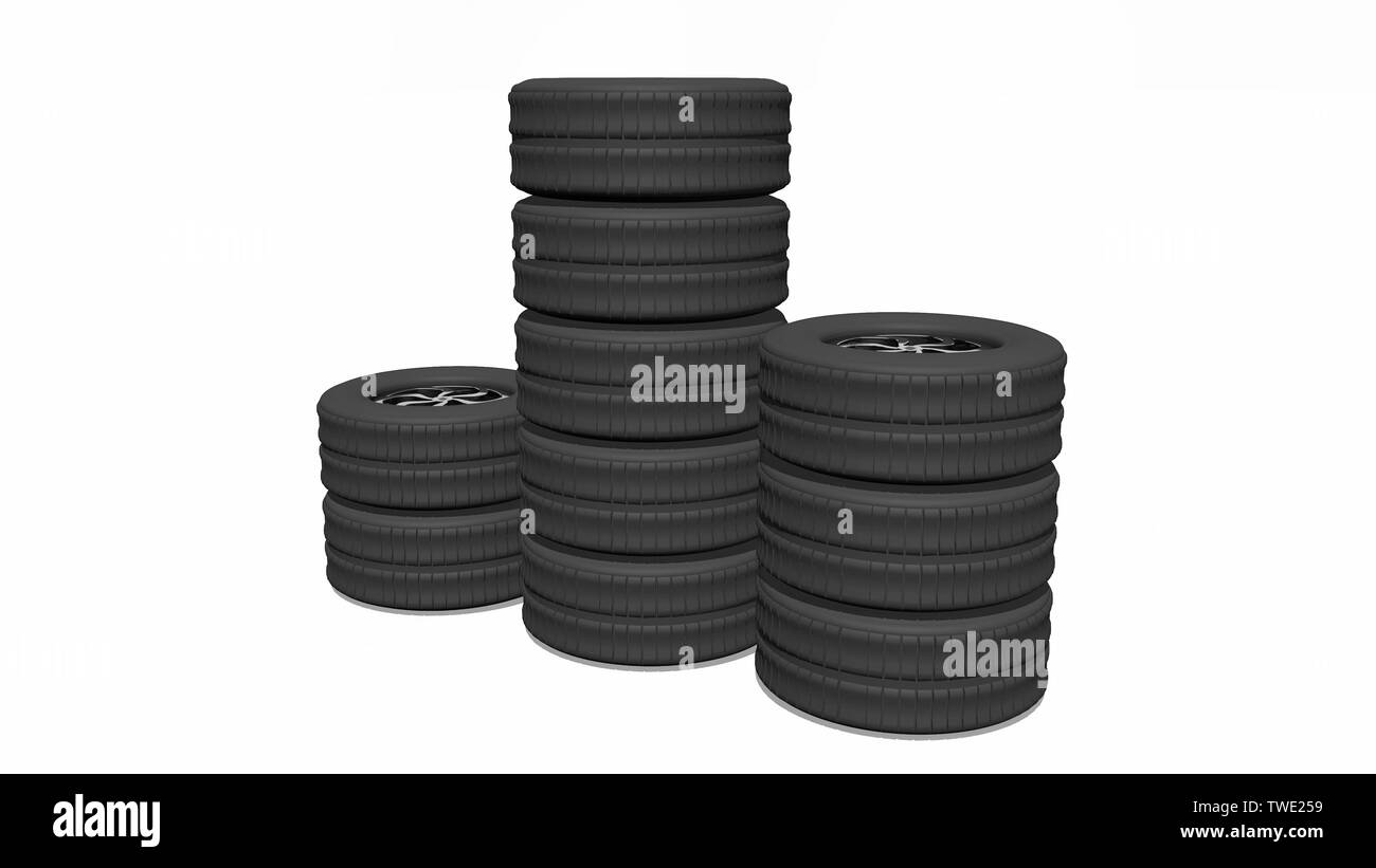 Car tire material Stock Photo Alamy