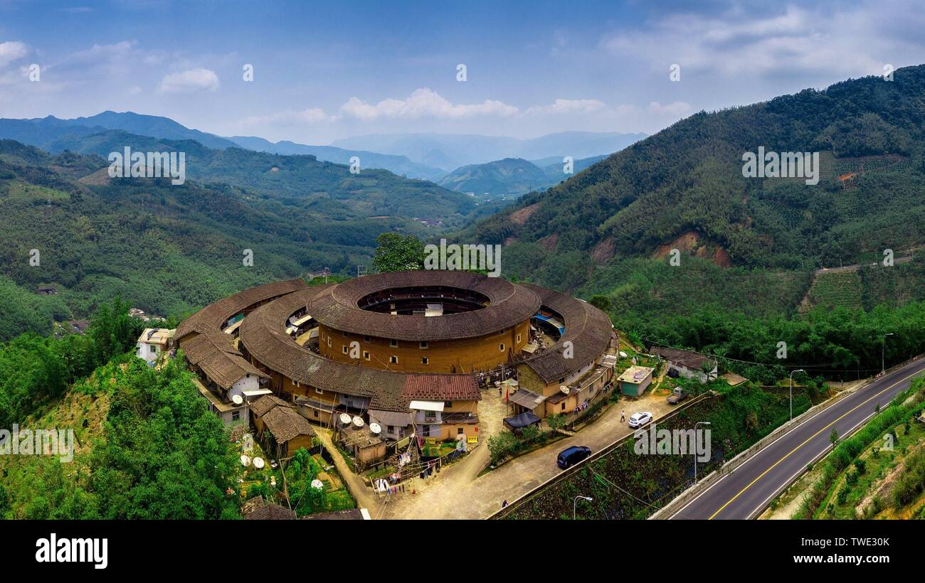Fujian Fujian China 20th June 2019 Fujian China June 20 2019 Hakka Tulou In Fujian Province Is A Unique Mountain Dwelling Building In China It Is Known As The Oriental Ancient