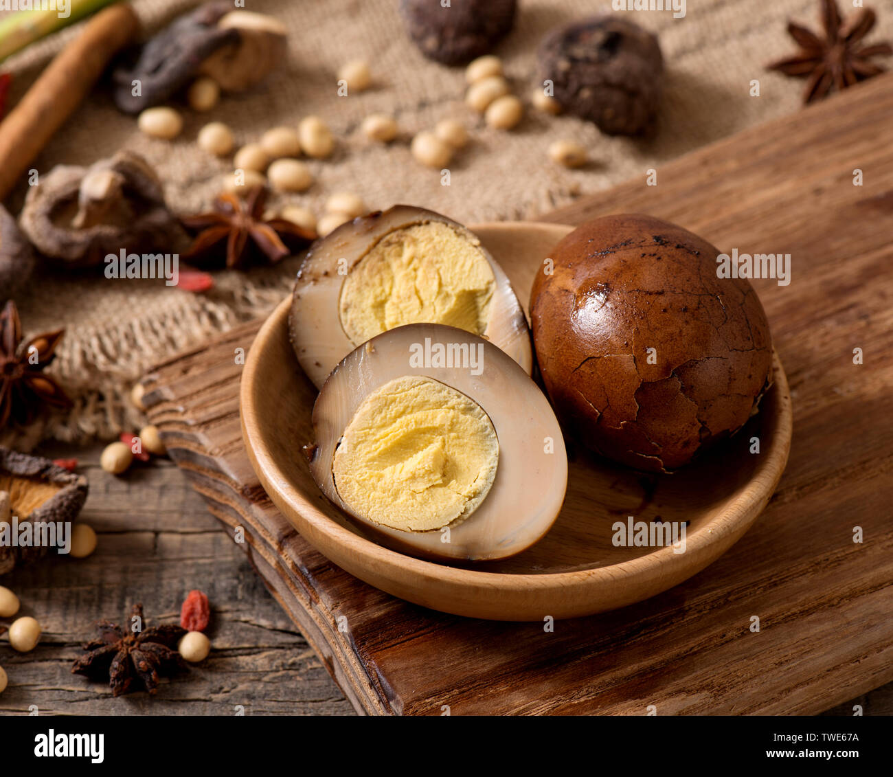 Halogen eggs, tea eggs Stock Photo Alamy