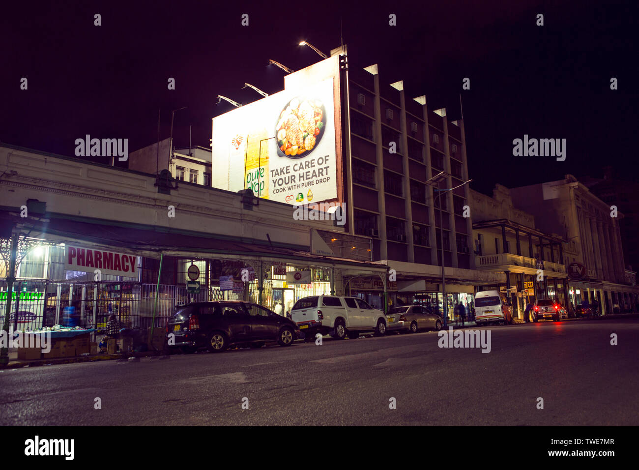 Africa, Zimbabwe, Harare, cities, transportation, markets, supermarkets